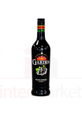 Vaisių vyno gėrimas Sunny garden black currant 13% 0,75L